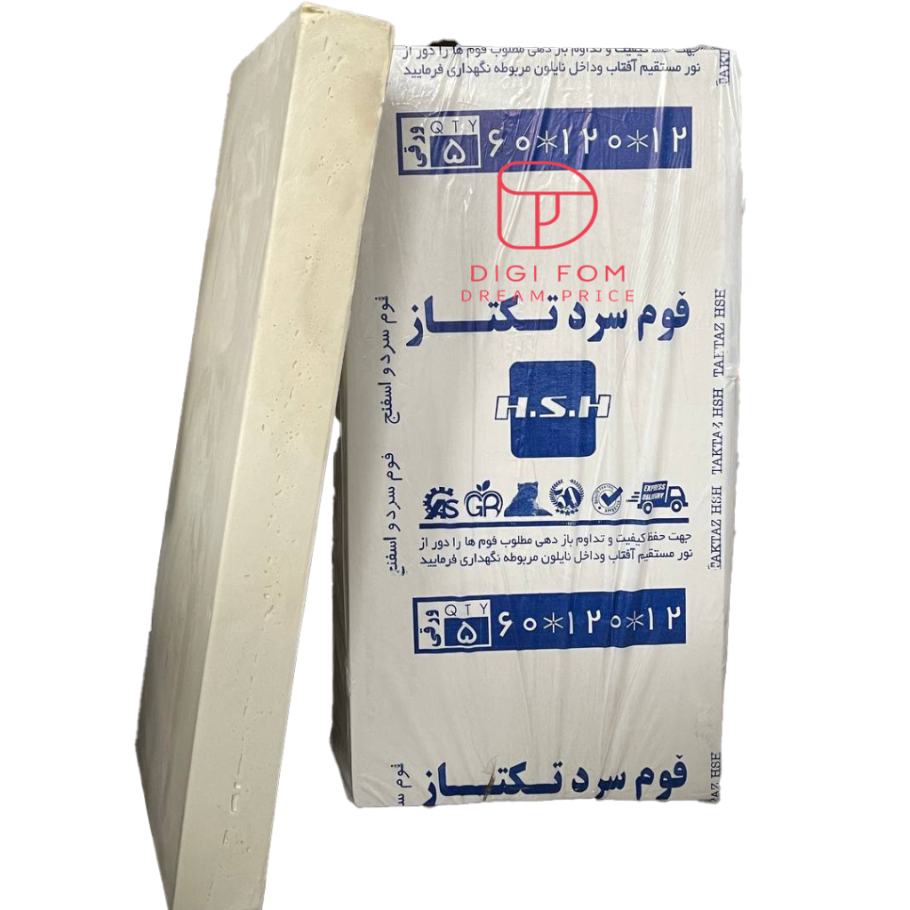 فوم سرد 60x120x12 تکتاز